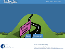 Tablet Screenshot of bluetapesales.com